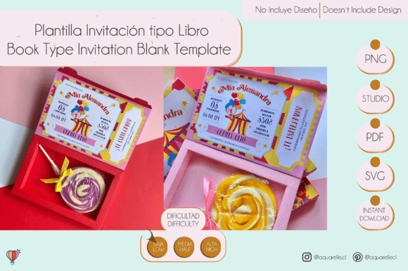 Book Type Invitation Cutting Template: A Designer's Review