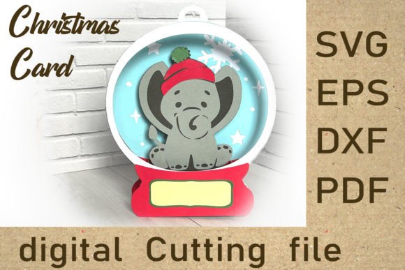 Christmas 3D SVG: A Festive Elephant Pop-Up Review