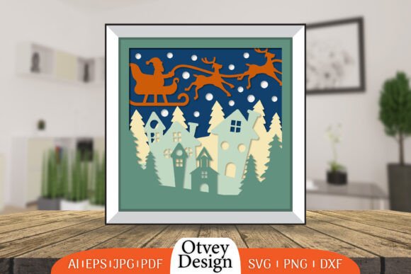 Christmas Santa Sleigh 3D Shadowbox: A Seller's Review
