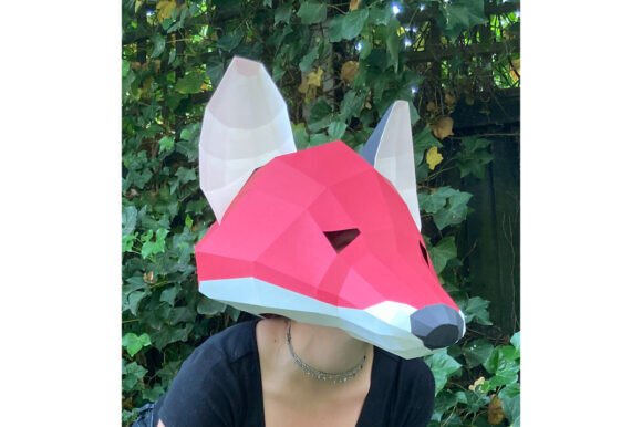 Fox Mask: A Playful 3D SVG for Bold Shapes