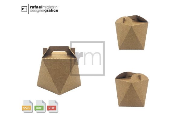 Prism Box with Handle Model 1: A 3D SVG for Shapes