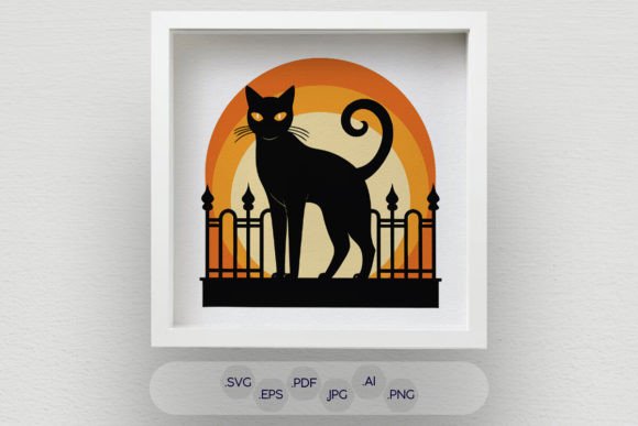 Review: 3D SVG Cat for Shadow Boxes & Sales
