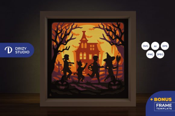 Review: Halloween Kids Cosplay 3D Shadow Box Design