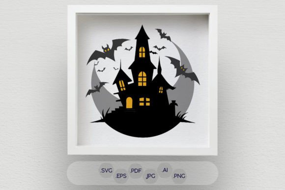 Review: Spooky 3D SVG Haunted House for Halloween