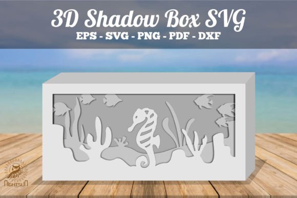 Seahorses Underwater Scene Shadow Box Review